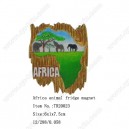 Africa animal fridge magnet